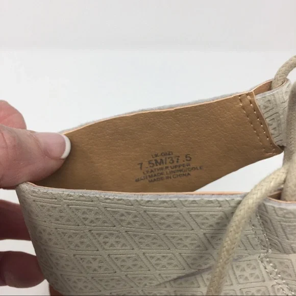 Lucky Brand Ghillie Lace Up Wedge Sandals - Picture 5 of 13